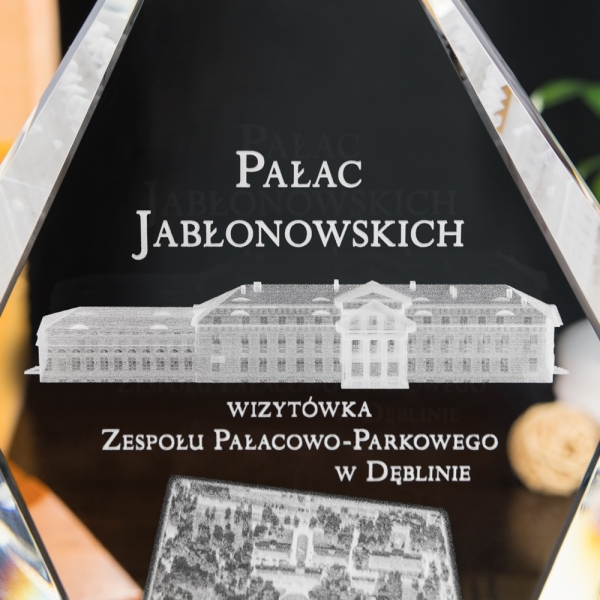 Grawerunek 3D budynku Pałacu Jabłonowskich w Dęblinie